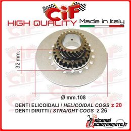 PIGNON D'EMBRAYAGE PIAGGIO VESPA 125 T5