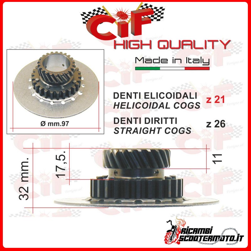 CLUTCH GEAR PIAGGIO VESPA P125X (VNX1T DAL 146314) CLUTCH GEAR PIAGGIO VESPA P125X (VNX1T DAL 146314)