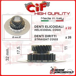 CLUTCH GEAR PIAGGIO VESPA P125X  (VNX1T->146313)