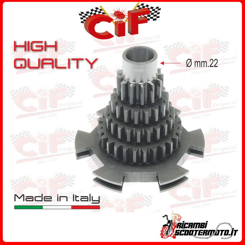 QUADRUPLE GEAR - z13-17-22-27 PIAGGIO VESPA 150 (1962-1965) QUADRUPLE GEAR - z13-17-22-27 PIAGGIO VESPA 150 (1962-1965)