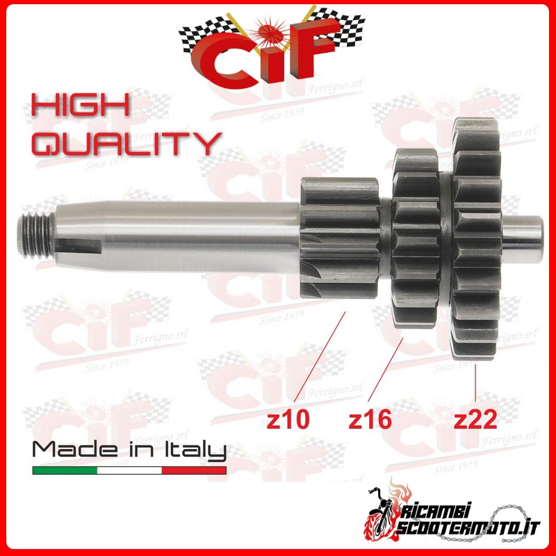 TRIPLE GEAR 3 SPEED - z 10-16-22 PIAGGIO VESPA 50 (V5A1T 92877>) DAL 1965 AL 1971 TRIPLE GEAR 3 SPEED - z 10-16-22 PIAGGIO VESPA 50 (V5A1T 92877>) DAL 1965 AL 1971