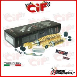 KIT AMORTIGUADOR DELANTERO + TRASERO PIAGGIO VESPA 50/90/125 PRIMAVERA