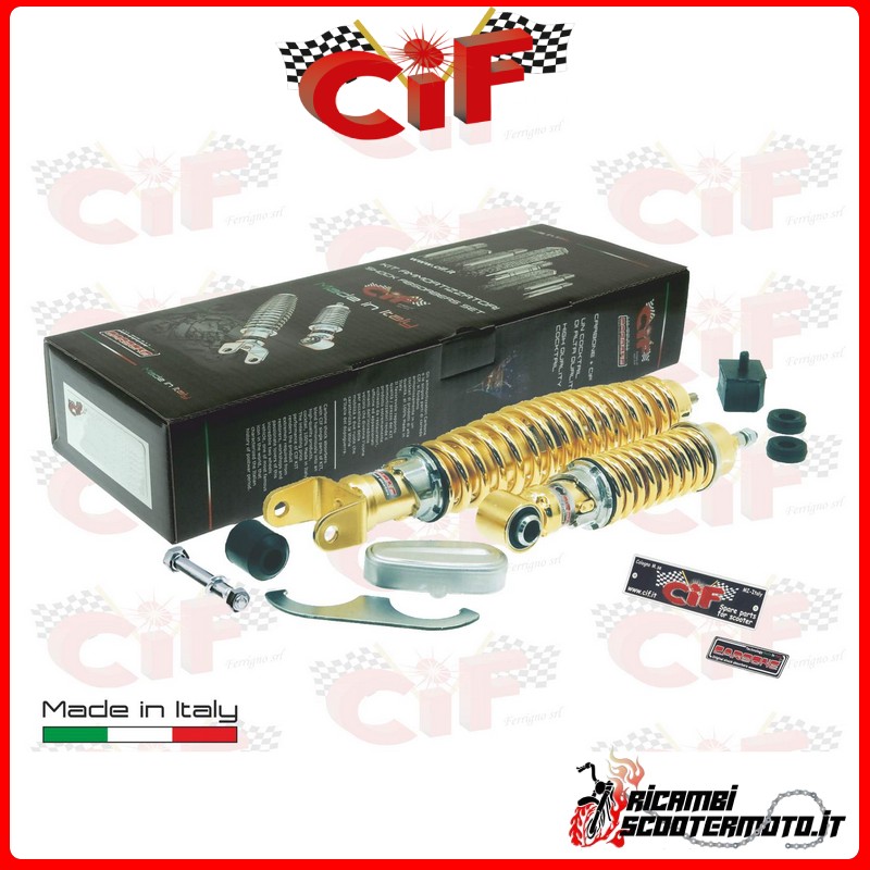 FRONT + REAR SHOCK ABSORBER KIT PIAGGIO VESPA 50/90/125 PRIMAVERA