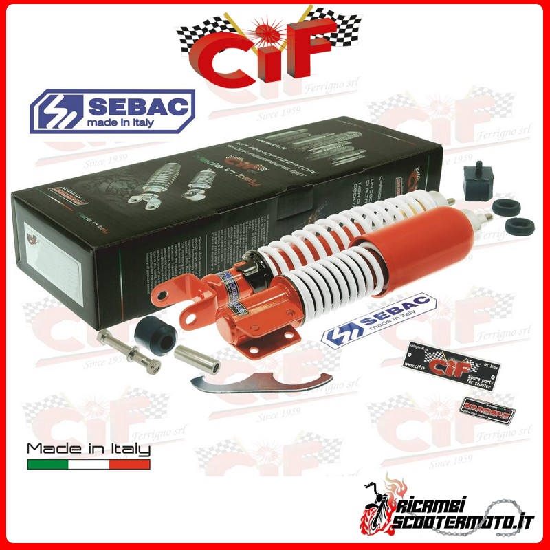 KIT AMORTIGUADOR DELANTERO + TRASERO PIAGGIO PIAGGIO VESPA PX PE