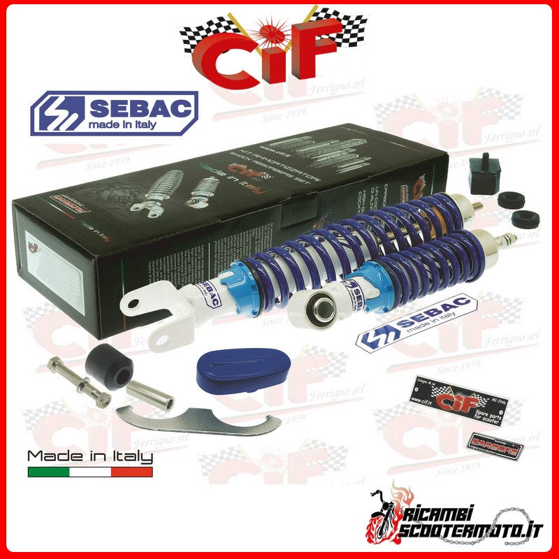 FRONT + REAR SHOCK ABSORBER KIT PIAGGIO VESPA 50 FRONT + REAR SHOCK ABSORBER KIT PIAGGIO VESPA 50