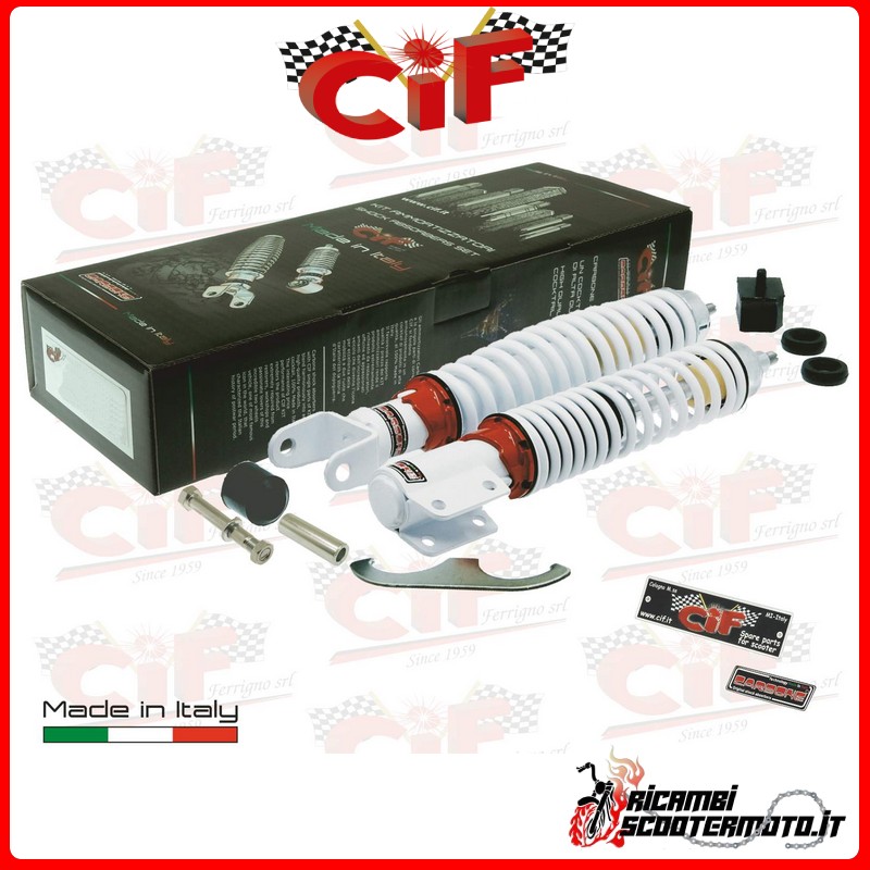FRONT + REAR SHOCK ABSORBER KIT PIAGGIO VESPA PX PE FRONT + REAR SHOCK ABSORBER KIT PIAGGIO VESPA PX PE