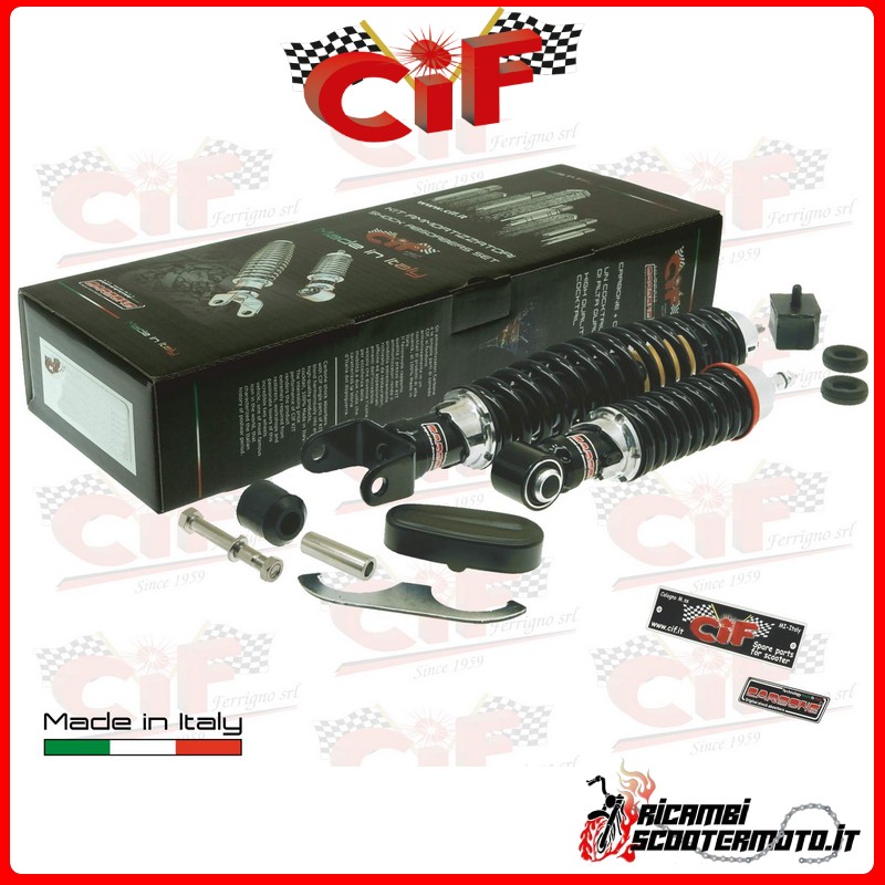FRONT + REAR SHOCK ABSORBER KIT PIAGGIO VESPA 50 FRONT + REAR SHOCK ABSORBER KIT PIAGGIO VESPA 50