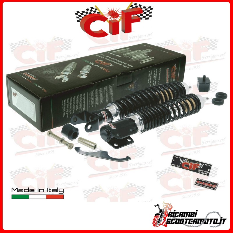 FRONT + REAR SHOCK ABSORBER KIT PIAGGIO VESPA PX PE FRONT + REAR SHOCK ABSORBER KIT PIAGGIO VESPA PX PE
