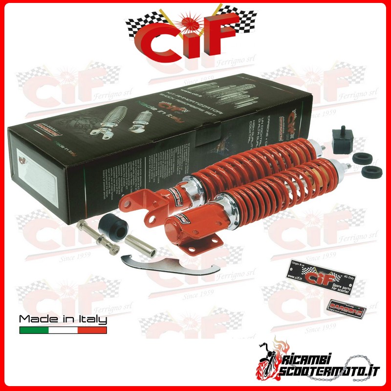 KIT AMORTIGUADOR DELANTERO + TRASERO PIAGGIO VESPA PX