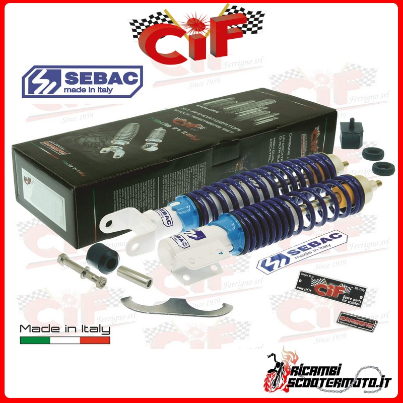FRONT + REAR SHOCK ABSORBER KIT PIAGGIO VESPA PX FRONT + REAR SHOCK ABSORBER KIT PIAGGIO VESPA PX