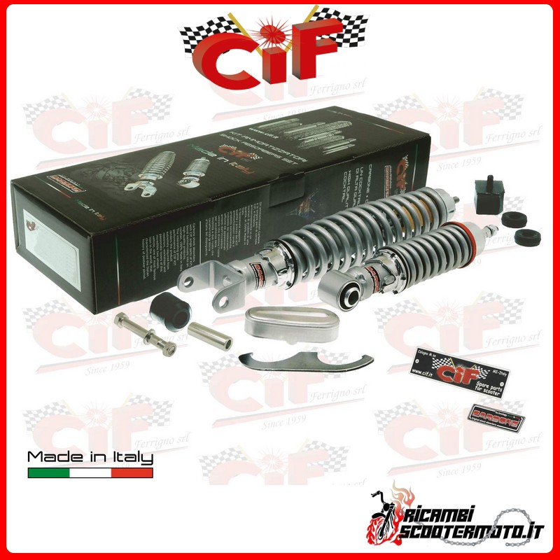 FRONT + REAR SHOCK ABSORBER KIT PIAGGIO VESPA PRIMAVERA 125 FRONT + REAR SHOCK ABSORBER KIT PIAGGIO VESPA PRIMAVERA 125