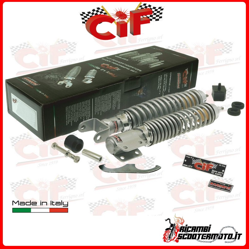 FRONT + REAR SHOCK ABSORBER KIT PIAGGIO VESPA PX FRONT + REAR SHOCK ABSORBER KIT PIAGGIO VESPA PX