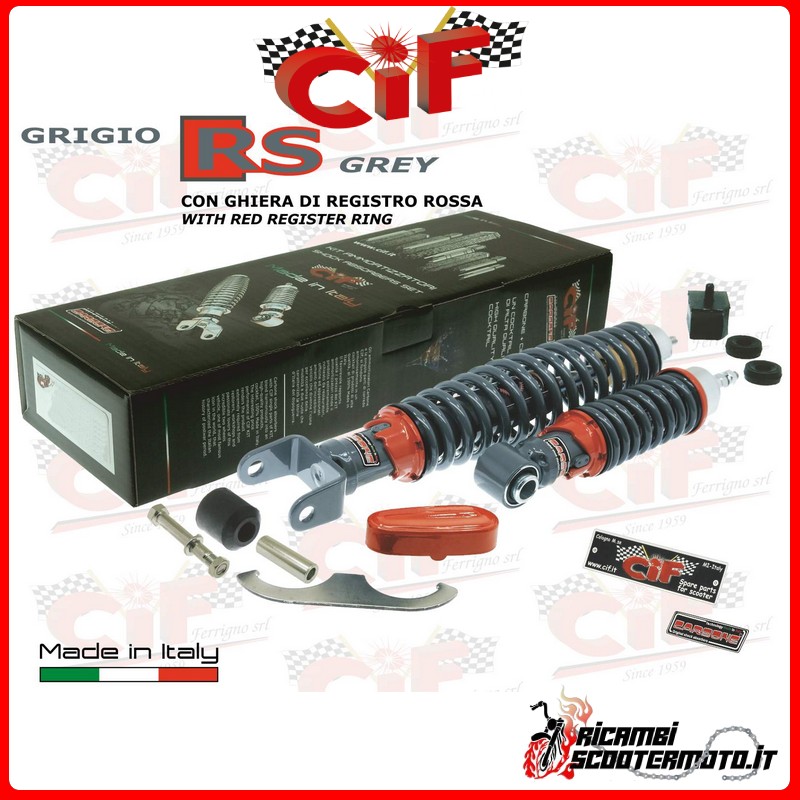 FRONT + REAR SHOCK ABSORBER KIT PIAGGIO VESPA PRIMAVERA 125 FRONT + REAR SHOCK ABSORBER KIT PIAGGIO VESPA PRIMAVERA 125