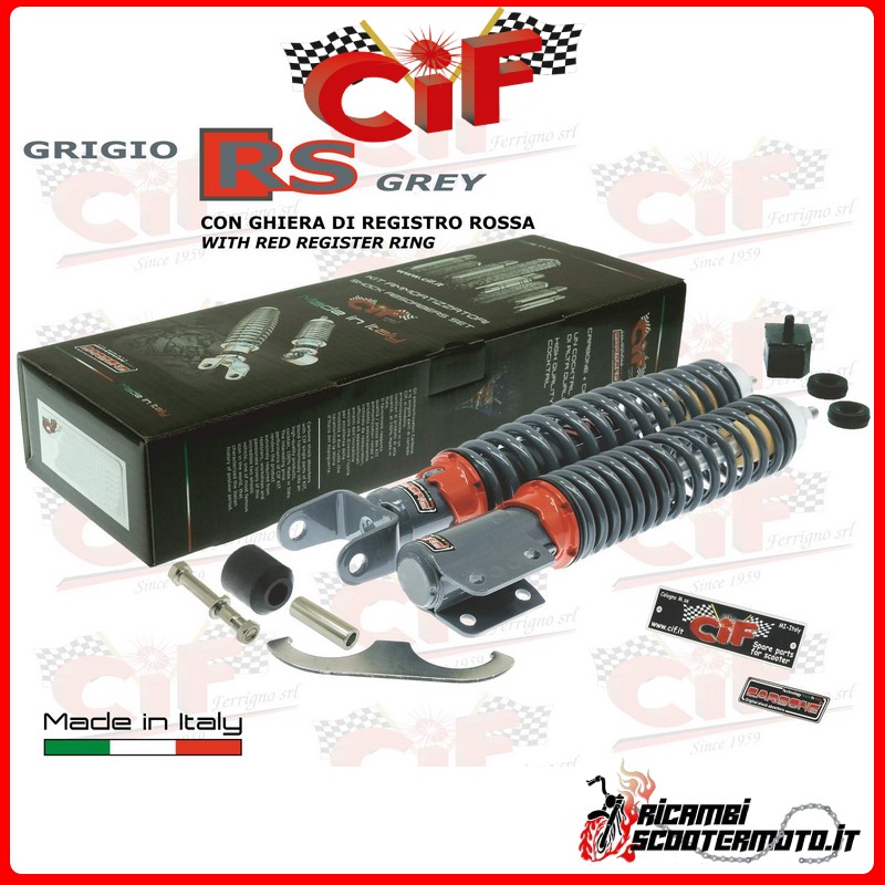 KIT AMORTIGUADOR DELANTERO + TRASERO PIAGGIO VESPA PX