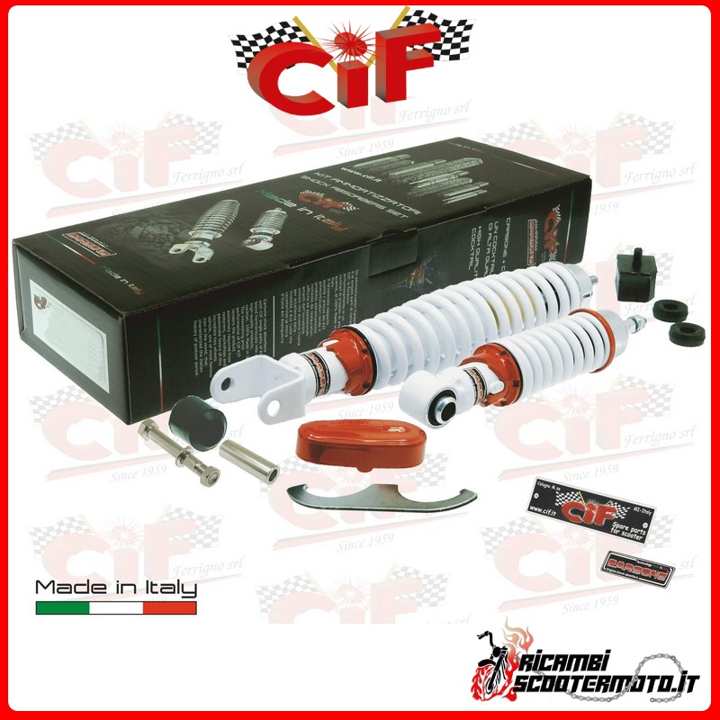 FRONT + REAR SHOCK ABSORBER KIT PIAGGIO VESPA PRIMAVERA 125 FRONT + REAR SHOCK ABSORBER KIT PIAGGIO VESPA PRIMAVERA 125