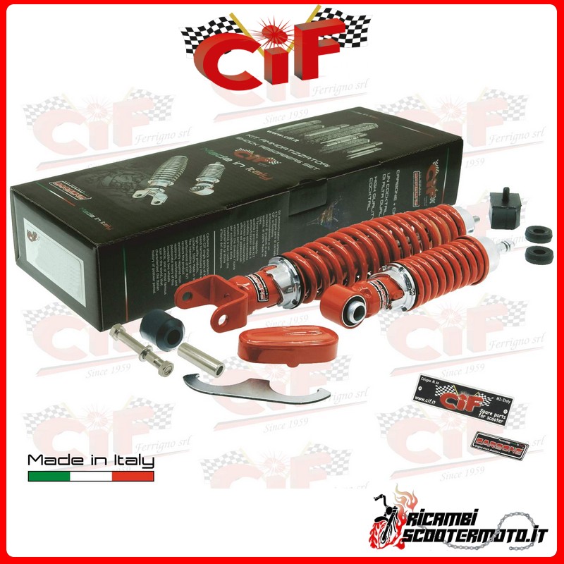 FRONT + REAR SHOCK ABSORBER KIT PIAGGIO VESPA PRIMAVERA 125 FRONT + REAR SHOCK ABSORBER KIT PIAGGIO VESPA PRIMAVERA 125