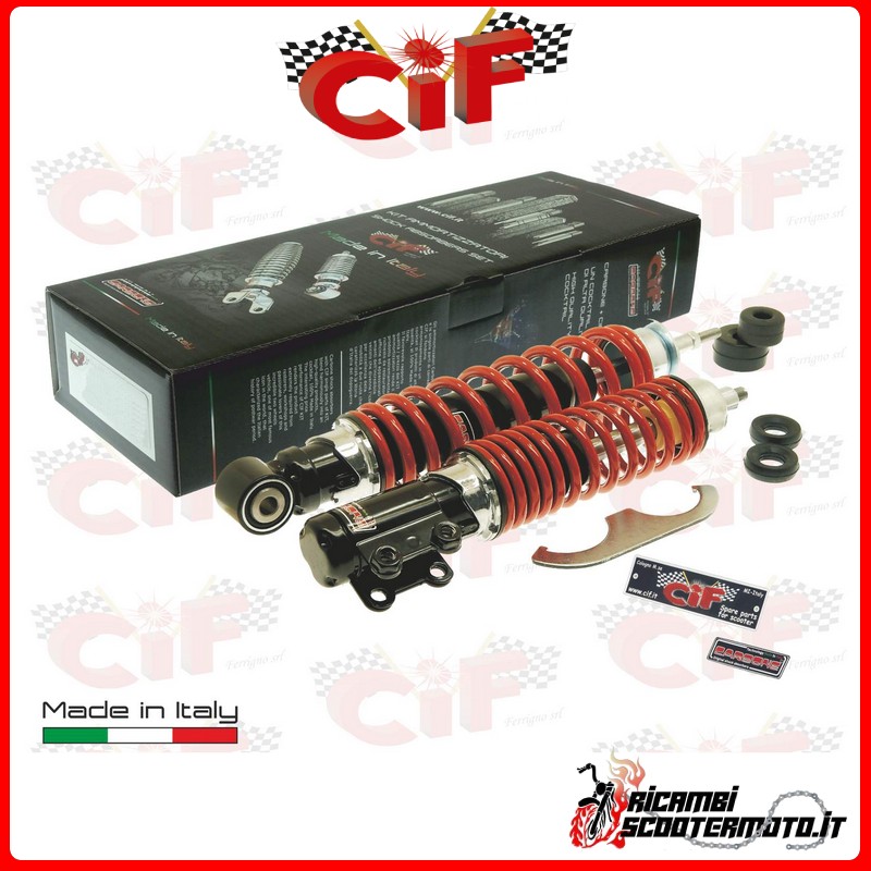 KIT AMORTISSEURS AVANT + ARRIÈRE PIAGGIO VESPA ET4
