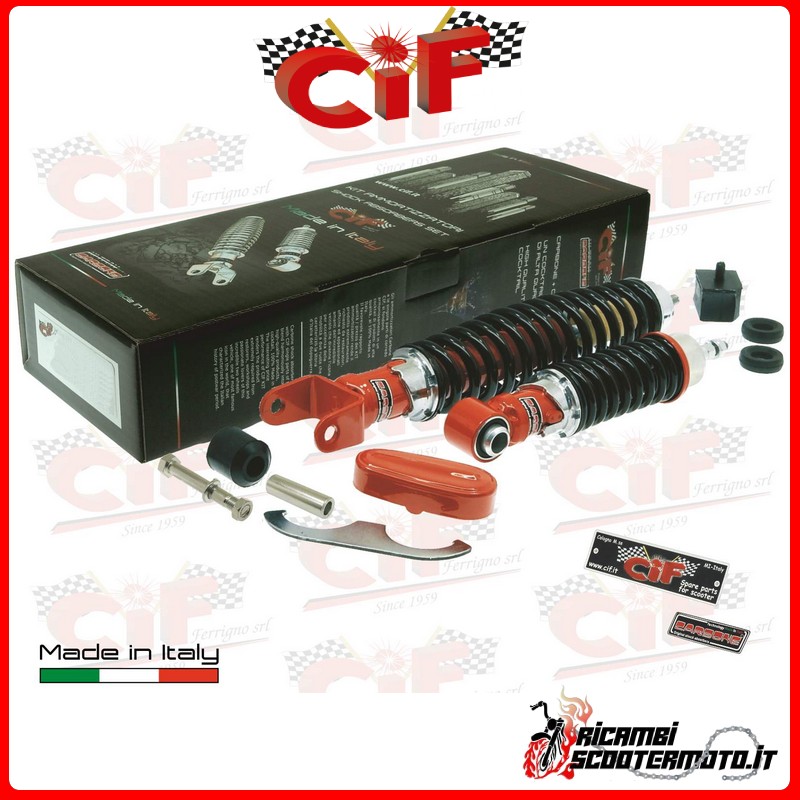 FRONT + REAR SHOCK ABSORBER KIT PIAGGIO VESPA 50 FRONT + REAR SHOCK ABSORBER KIT PIAGGIO VESPA 50