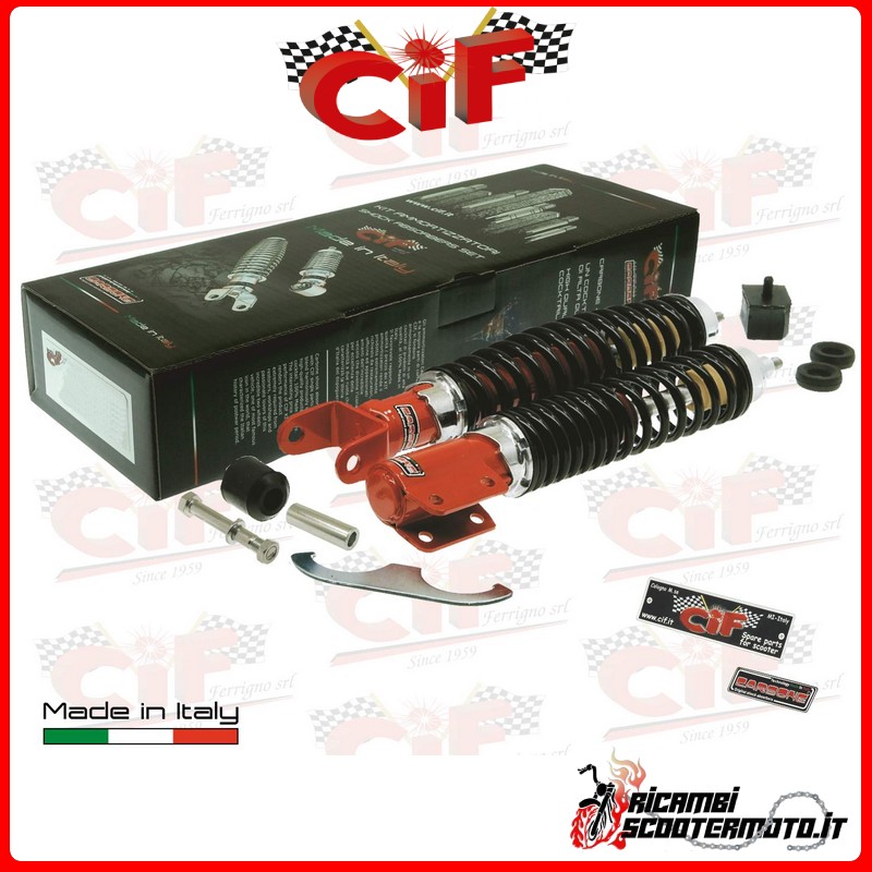 FRONT + REAR SHOCK ABSORBER KIT PIAGGIO VESPA PX FRONT + REAR SHOCK ABSORBER KIT PIAGGIO VESPA PX