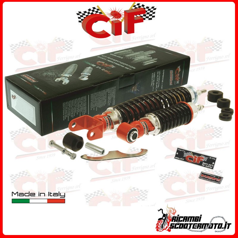 FRONT + REAR SHOCK ABSORBER KIT PIAGGIO VESPA PK 50 XL FRONT + REAR SHOCK ABSORBER KIT PIAGGIO VESPA PK 50 XL