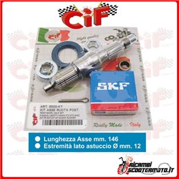 COMPLETE REAR WHEEL AXLE KIT GILERA RUNNER 50 (1997-2000)
