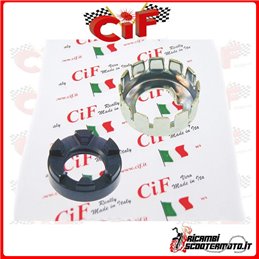KIT DE TUERCAS + COPA DE SEGURIDAD PARA APRIETE DEL EMBRAGUE PIAGGIO VESPA PX PE