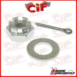 KIT DE RONDELLE ET D'ÉCROU DE COUPLEUR FIXE DE TAMBOUR AVANT PIAGGIO VESPA 50