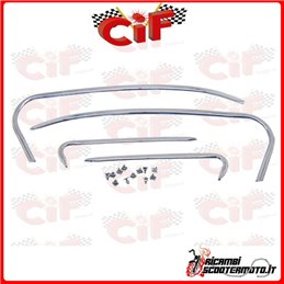 ALUMINUM FRONT BONNET AND FENDER TRIM KIT PIAGGIO VESPA GS 1962-1964