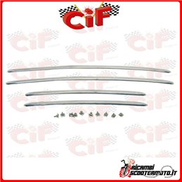KIT DE MOLDURAS DE ALUMINIO PARA CAPÓS TRASEROS + GUARDABARROS PIAGGIO PIAGGIO VESPA GT 125