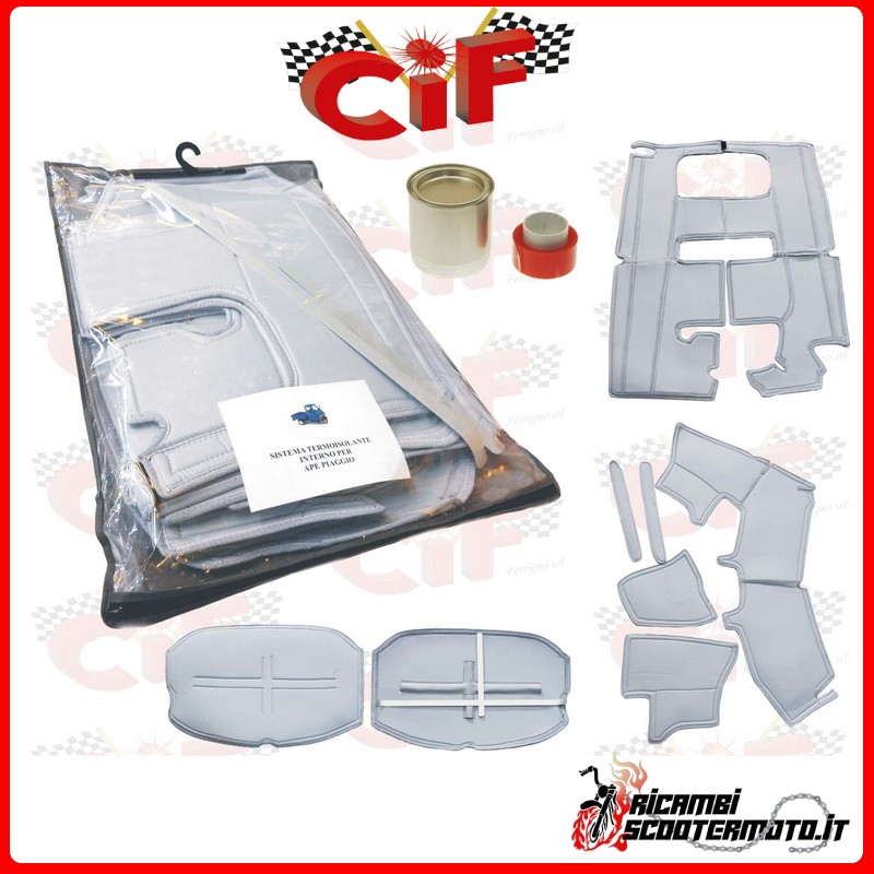 THERMAL-ACOUSTIC INSULATION KIT FOR INTERNAL COVERING PIAGGIO APE 50