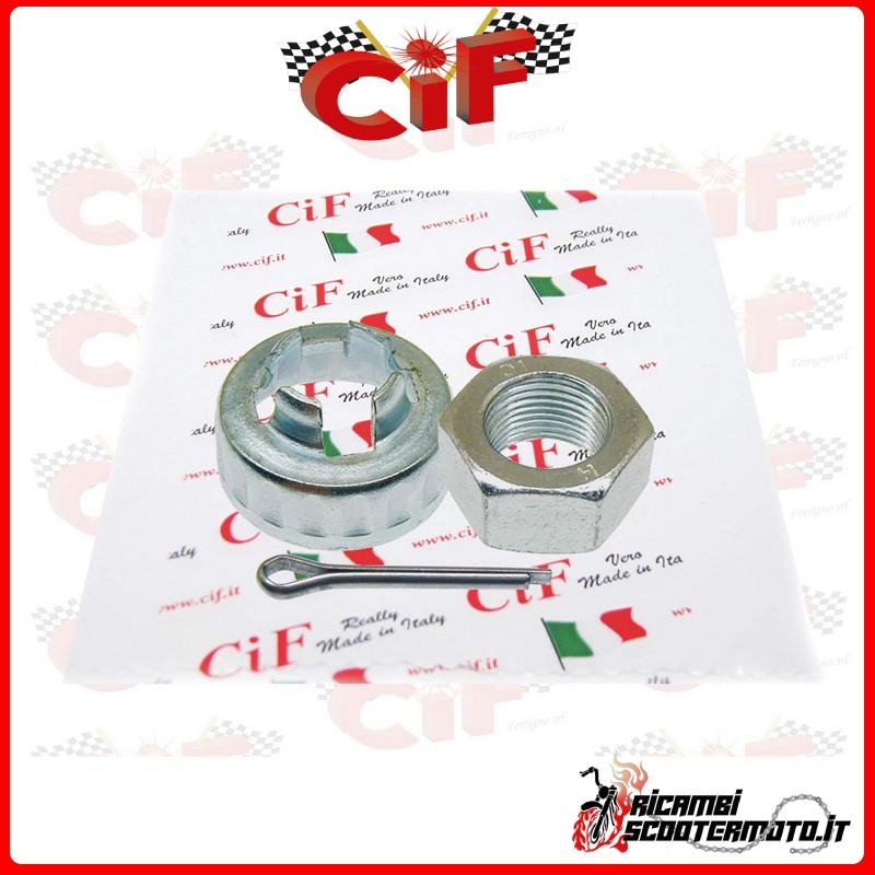 Splintmuttern-Cup-Kit für Hinterradachsen PIAGGIO VESPA PK