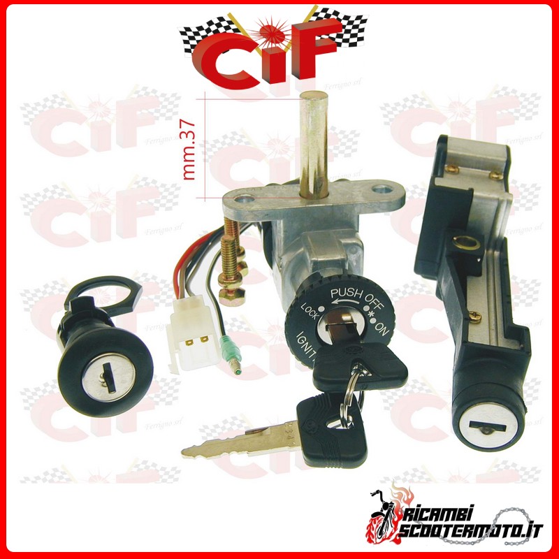 KIT DE SERRURE MALAGUTI CROSSER CR1 (‘1995-1998)