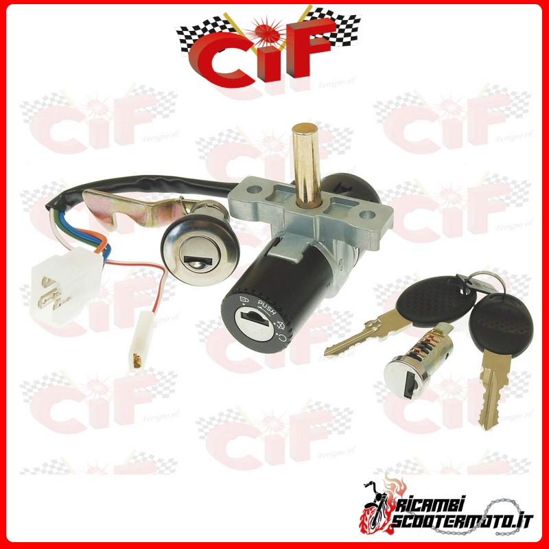 LOCK KIT APRILIA SCARABEO 4T RST EU3 50 (2006-2009) LOCK KIT APRILIA SCARABEO 4T RST EU3 50 (2006-2009)