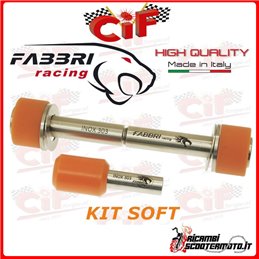 KIT SILENT BLOCK DE MOTOR NARANJA SOPORTE DE MOTOR + SUSPENSIÓN TRASERA PIAGGIO VESPA 50