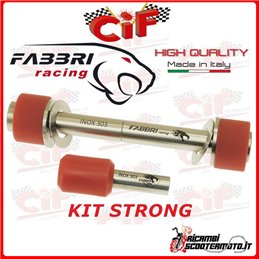 KIT SILENT BLOCK DE MOTOR ROJO SOPORTE DE MOTOR + SUSPENSIÓN TRASERA PIAGGIO VESPA 50