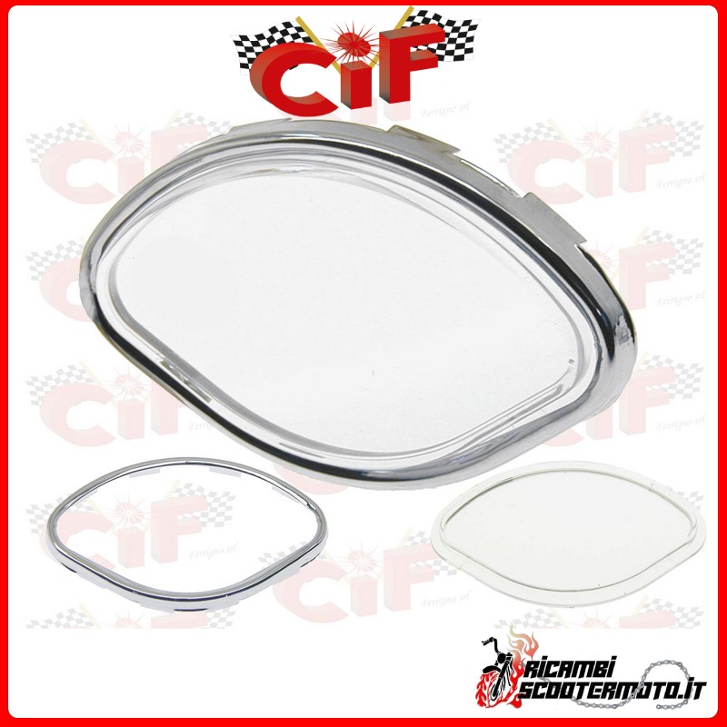 KIT DE MARCO DE VELOCÍMETRO TRANSPARENTE PIAGGIO VESPA 125 VNT1-2 2T AC 1960-1962
