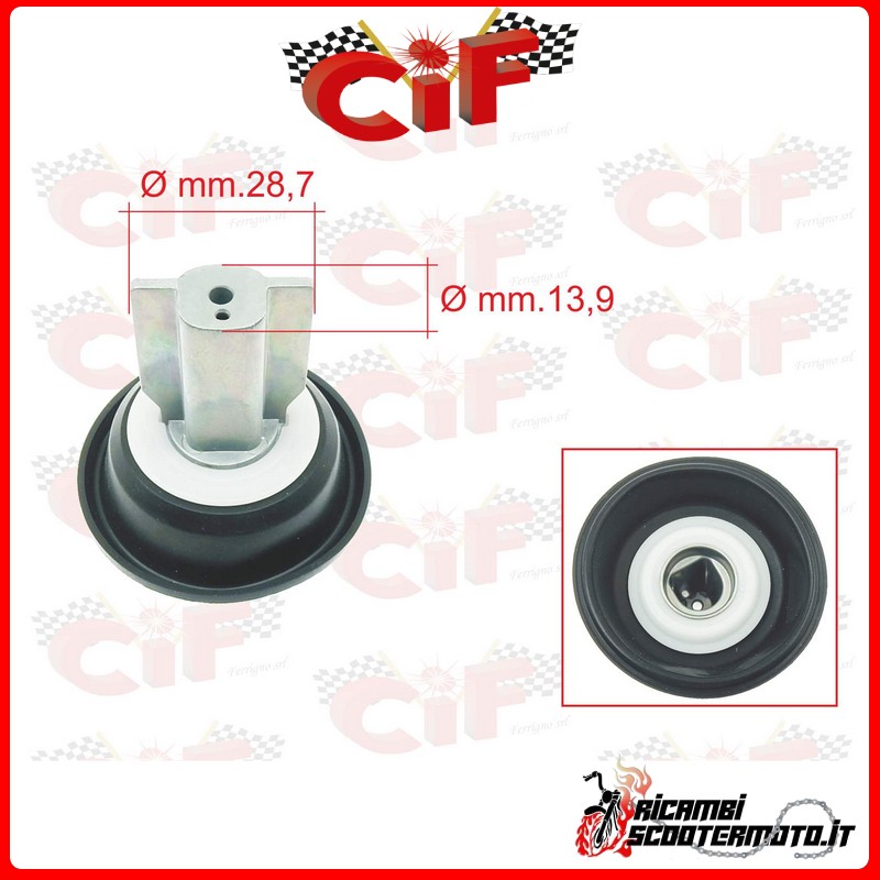 CARBURETOR MEMBRANE DERBI Boulevard 200 M387M 4T AC 2005-2006