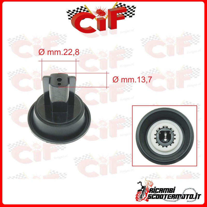 VERGASERMEMBRAN PIAGGIO Fly 50 LBMC445 4T AC 2006-2007