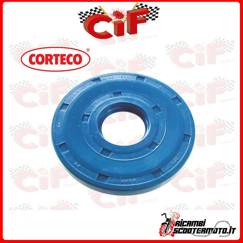 CLUTCH SIDE OIL SEAL 20x62x6,5 PIAGGIO VESPA 125 125 VNT1-2 2T AC 1960-1962