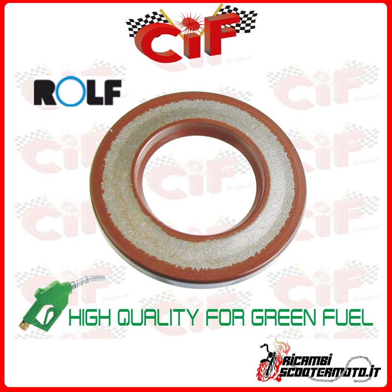 CLUTCH SIDE OIL SEAL 34x62x6Vm VITON BROWN PIAGGIO APE TM P 602