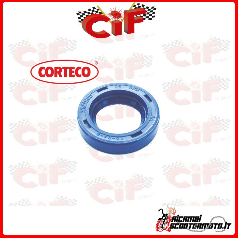 JOINT D'HUILE CÔTÉ VOLANT MOTEUR 15x24x5 PIAGGIO Boss 50 CBS1T2T AC 