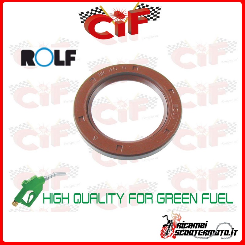 FLYWHEEL SIDE OIL SEAL 32x45x5VM VITON BROWN PIAGGIO APE 501