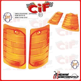 PLASTIC GEMS FRONT INDICATORS PIAGGIO APE TM 220 (2009-2016)