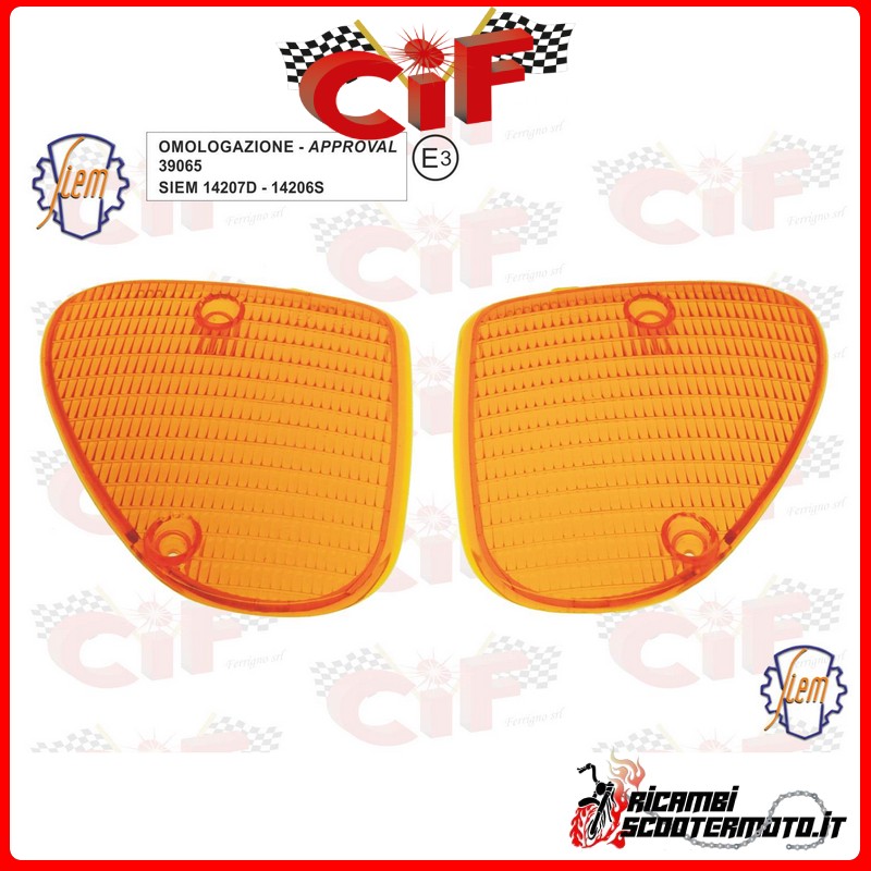 PLASTIC GEMS FRONT INDICATORS PIAGGIO APE 50 FL3 EUROPA (1996-1999) PLASTIC GEMS FRONT INDICATORS PIAGGIO APE 50 FL3 EUROPA (1996-1999)