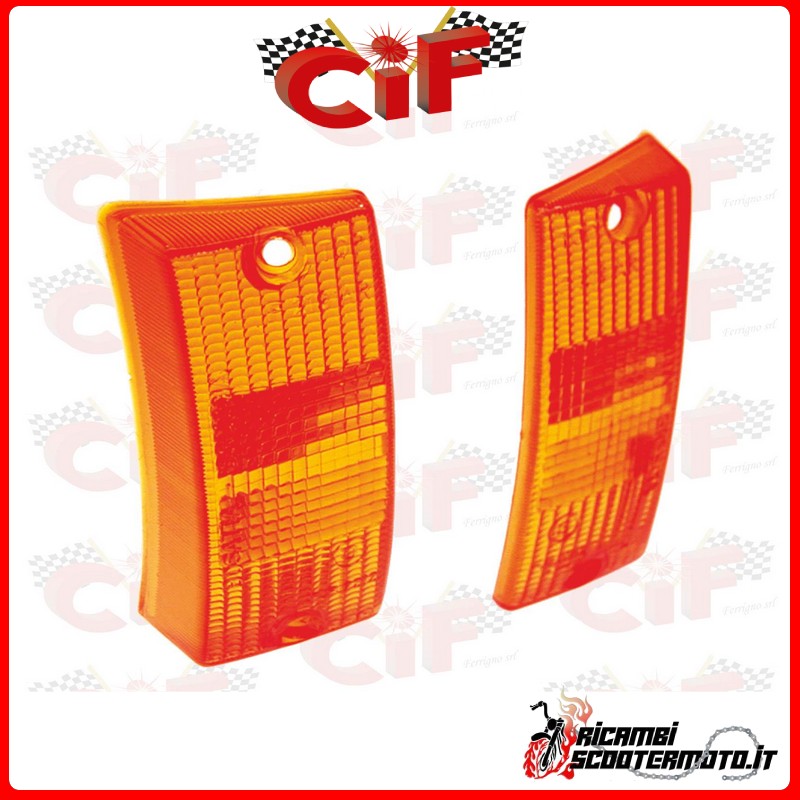 PLASTIC GEMS FRONT INDICATORS PIAGGIO VESPA P125X 125 VNX1T 2T AC 1977-1982 PLASTIC GEMS FRONT INDICATORS PIAGGIO VESPA P125X 125 VNX1T 2T AC 1977-1982