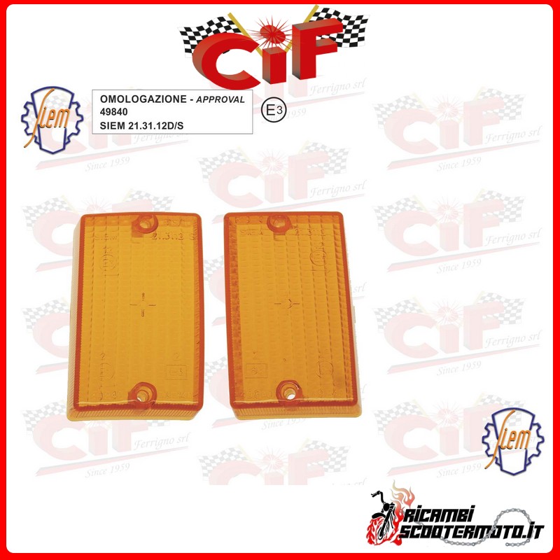 FLECHAS DE GEMAS DE PLÁSTICO PIAGGIO VESPA PK 50/125