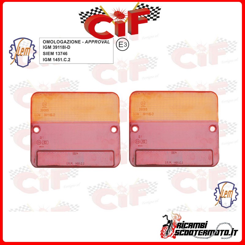 PLASTIC REAR ARROWS GEMS PIAGGIO APE 50 TL ELESTART (dal ‘86) PLASTIC REAR ARROWS GEMS PIAGGIO APE 50 TL ELESTART (dal ‘86)