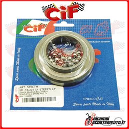 COMPLETE LOWER STEERING CAP SET WITH BALLS PIAGGIO APE TM