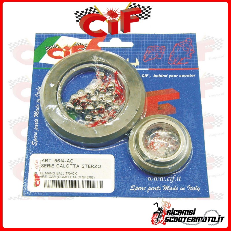 COMPLETE LOWER UPPER STEERING CAP SET WITH BALLS PIAGGIO APE CAR
