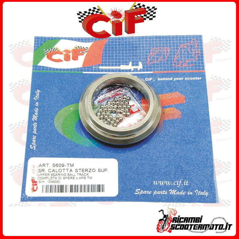 UPPER STEERING CAP SERIES PIAGGIO APE TM